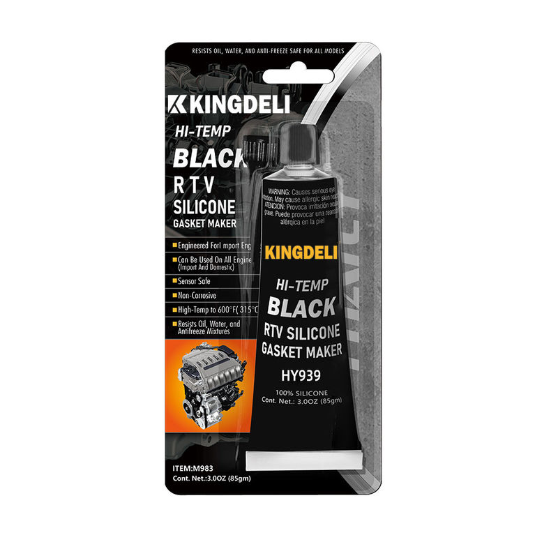 Flexible Durable Gasket Maker Silicone Sealant With Clear Black Grey Color
