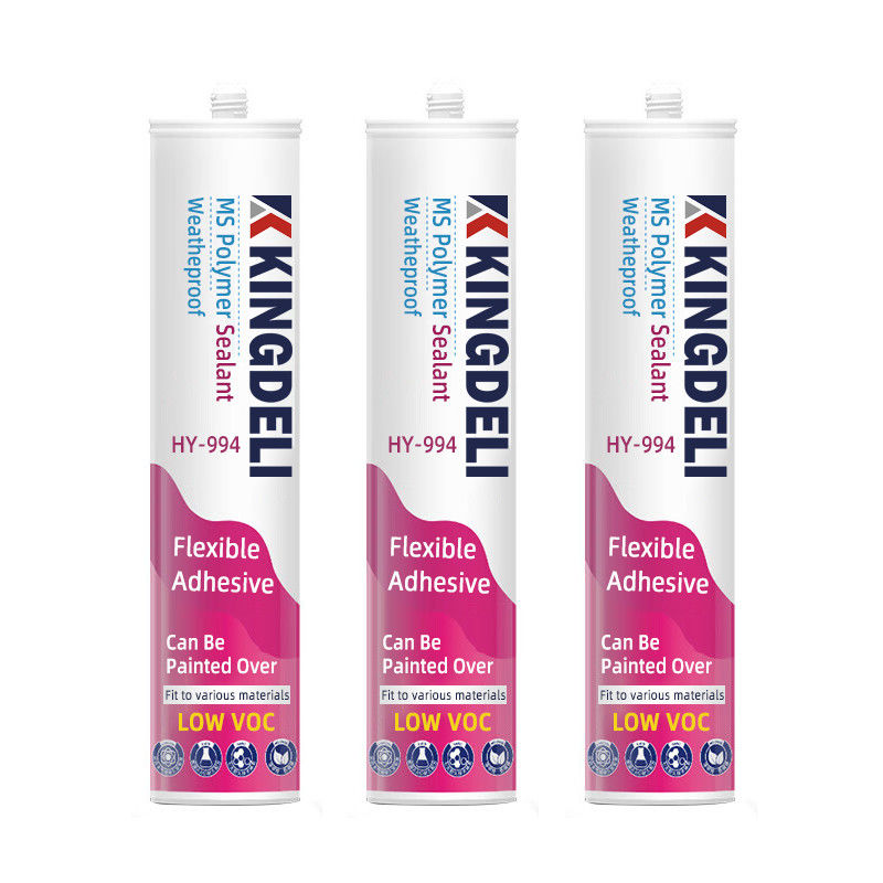 Weather Resistant MS Polymer Adhesive Sealant White Color Low Odor