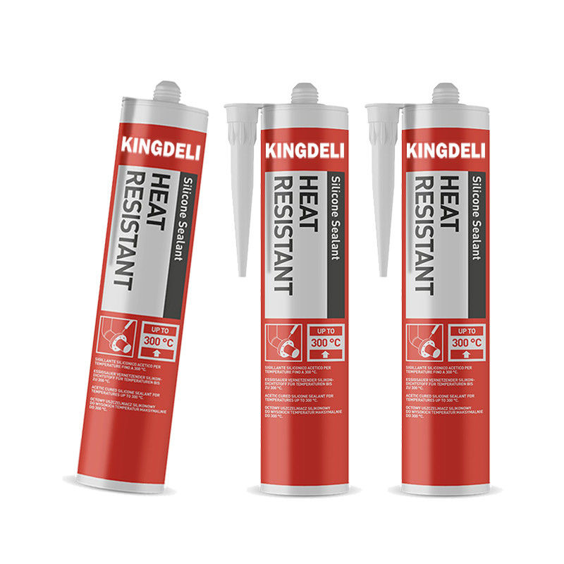 Odorless One Component Silicone Sealant Weather Resistant Grey Color