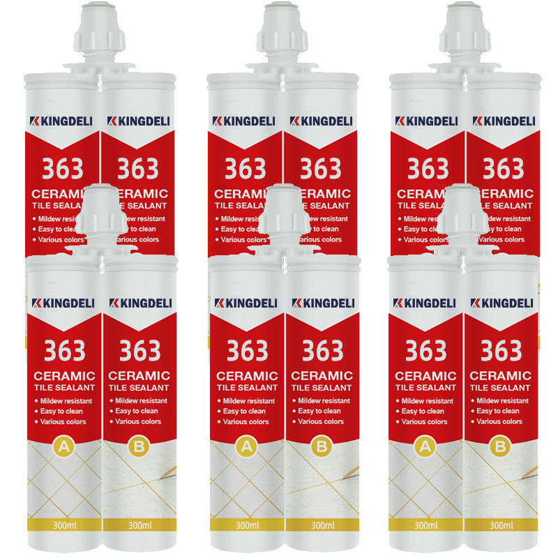 Anti Mildew Sanded Epoxy Tile Grout Gold Color Non Yellowing