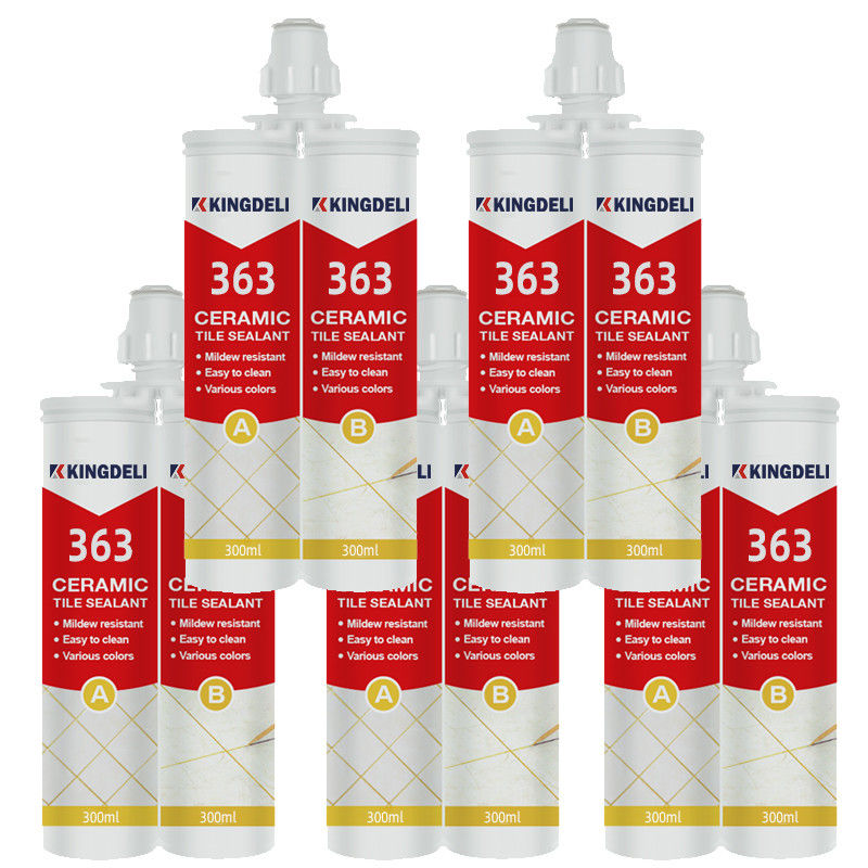 Gold Glitter Two Part Epoxy Sealer Caulk Mildew Proof For Tile Gap Filling