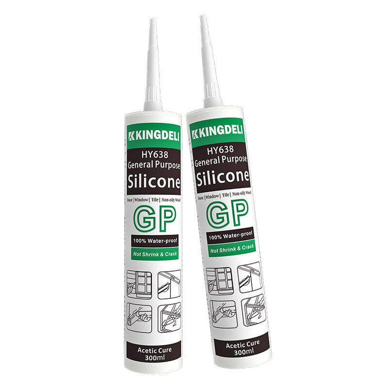 280ml Acetic Silicone Sealant GP RTV Glass Glue Waterproof Construction Sealant For Stone