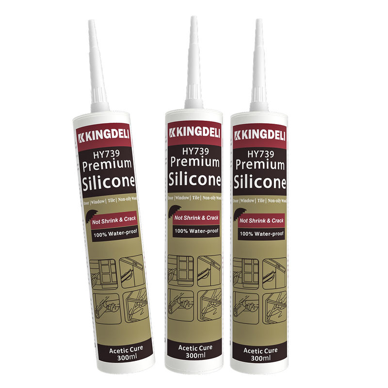 Quick Drying Colored Waterproof Acetic Purpose Silicone Sealant For Caulking
